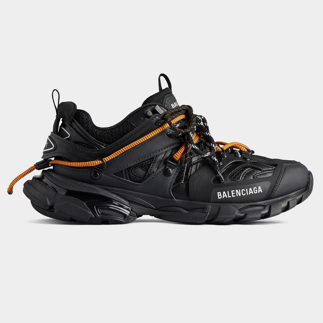 Balenciaga Track Trainer Black Laces Orange