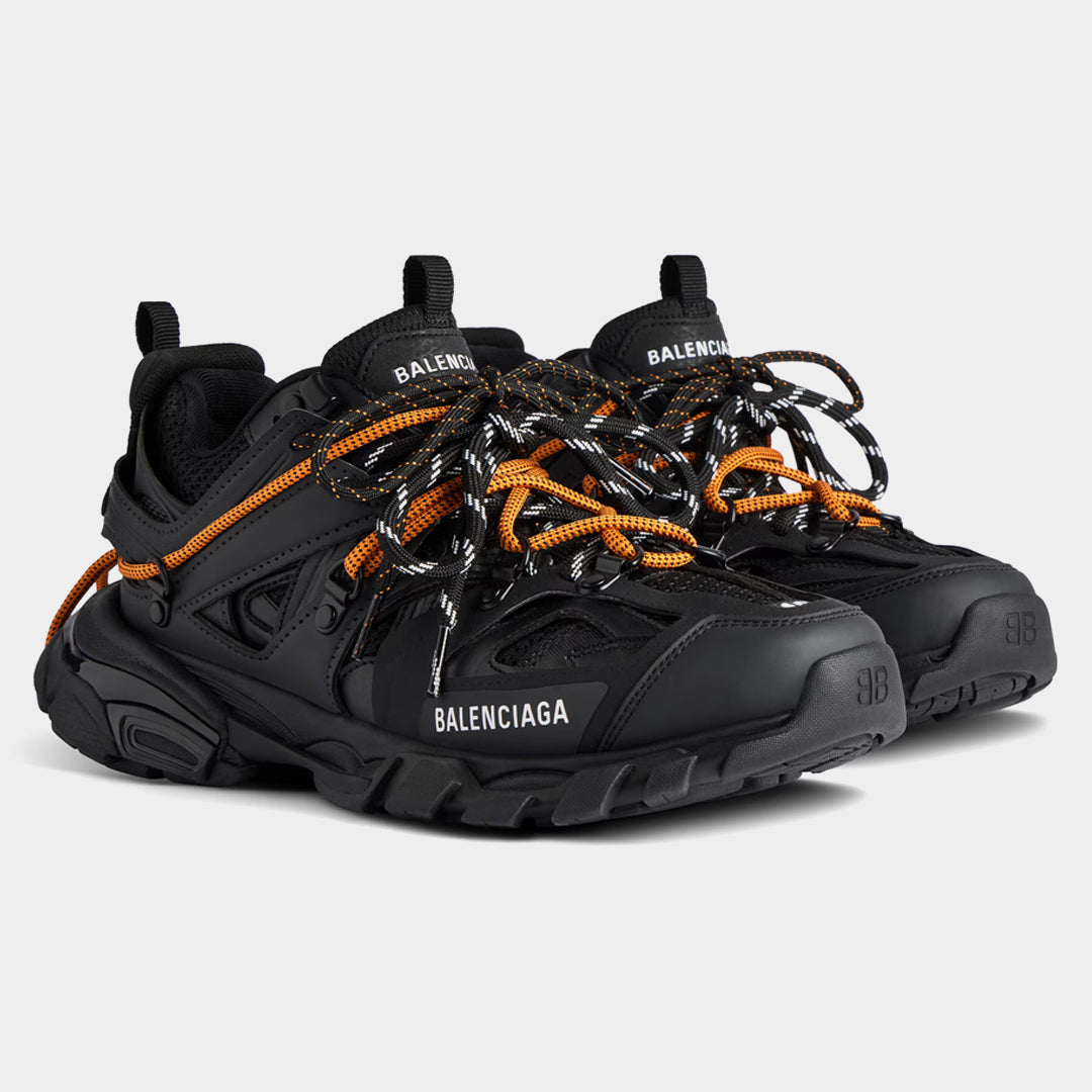 Balenciaga Track Trainer Black Laces Orange