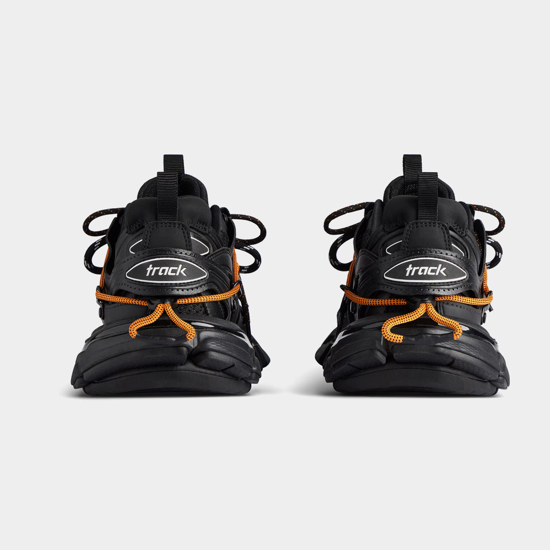 Balenciaga Track Trainer Black Laces Orange