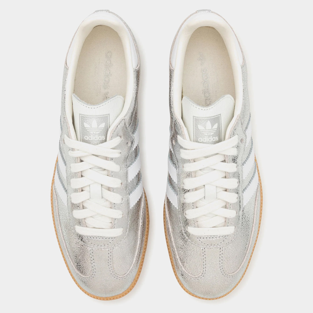 Adidas Samba Cracked Metallic Silver